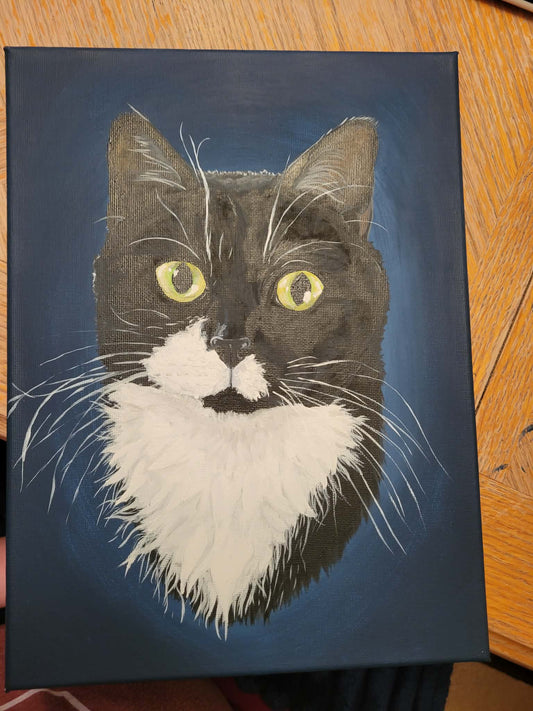 Hand painted pet portraits