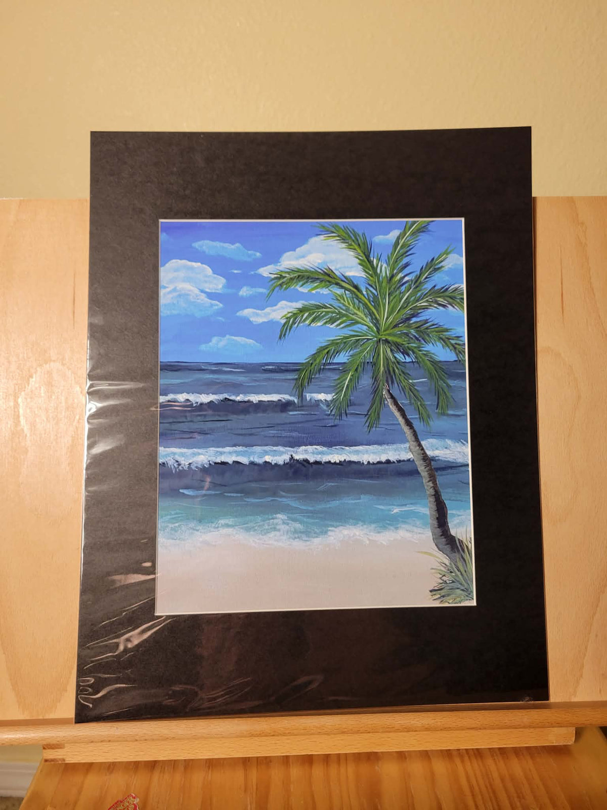 Tropical Beach Print 8x10” Matted