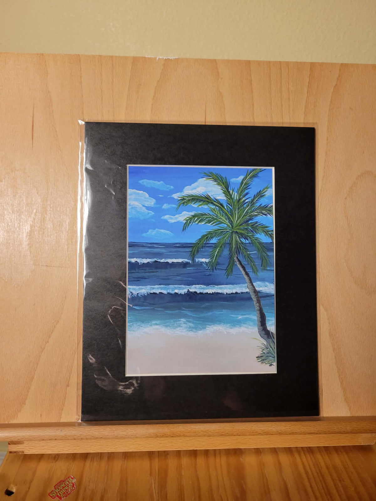 Tropical Beach Print  8x10” Matted