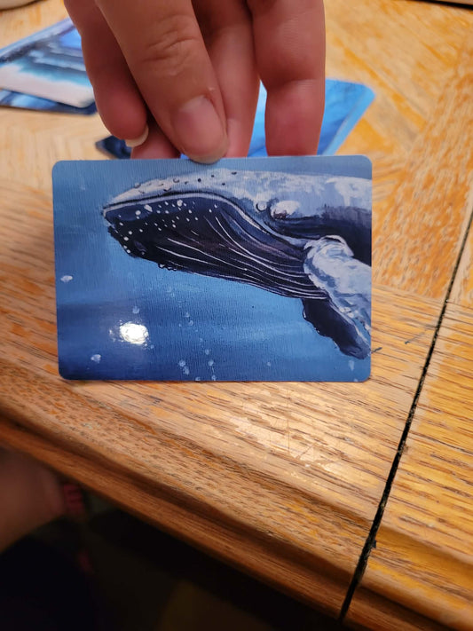 Tranquil Humpback Print Wallet cropped