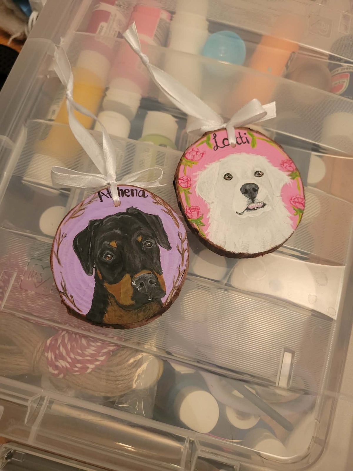 Custom Hand-painted Pet Ornaments