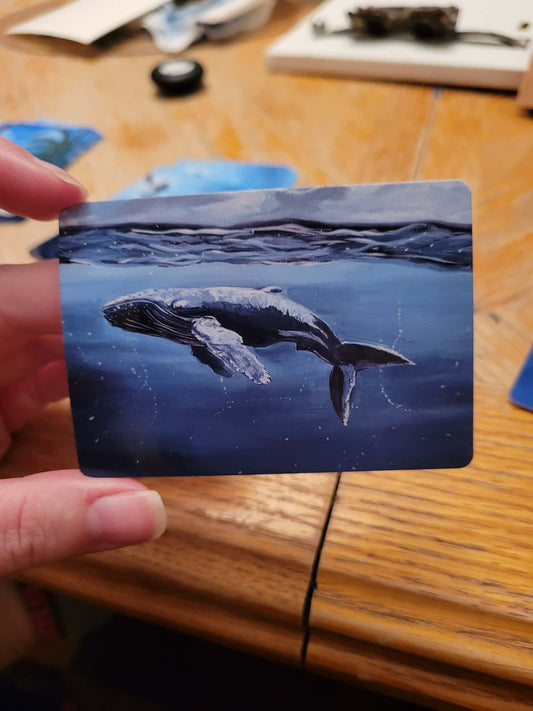 Tranquil Humpback Print Wallet