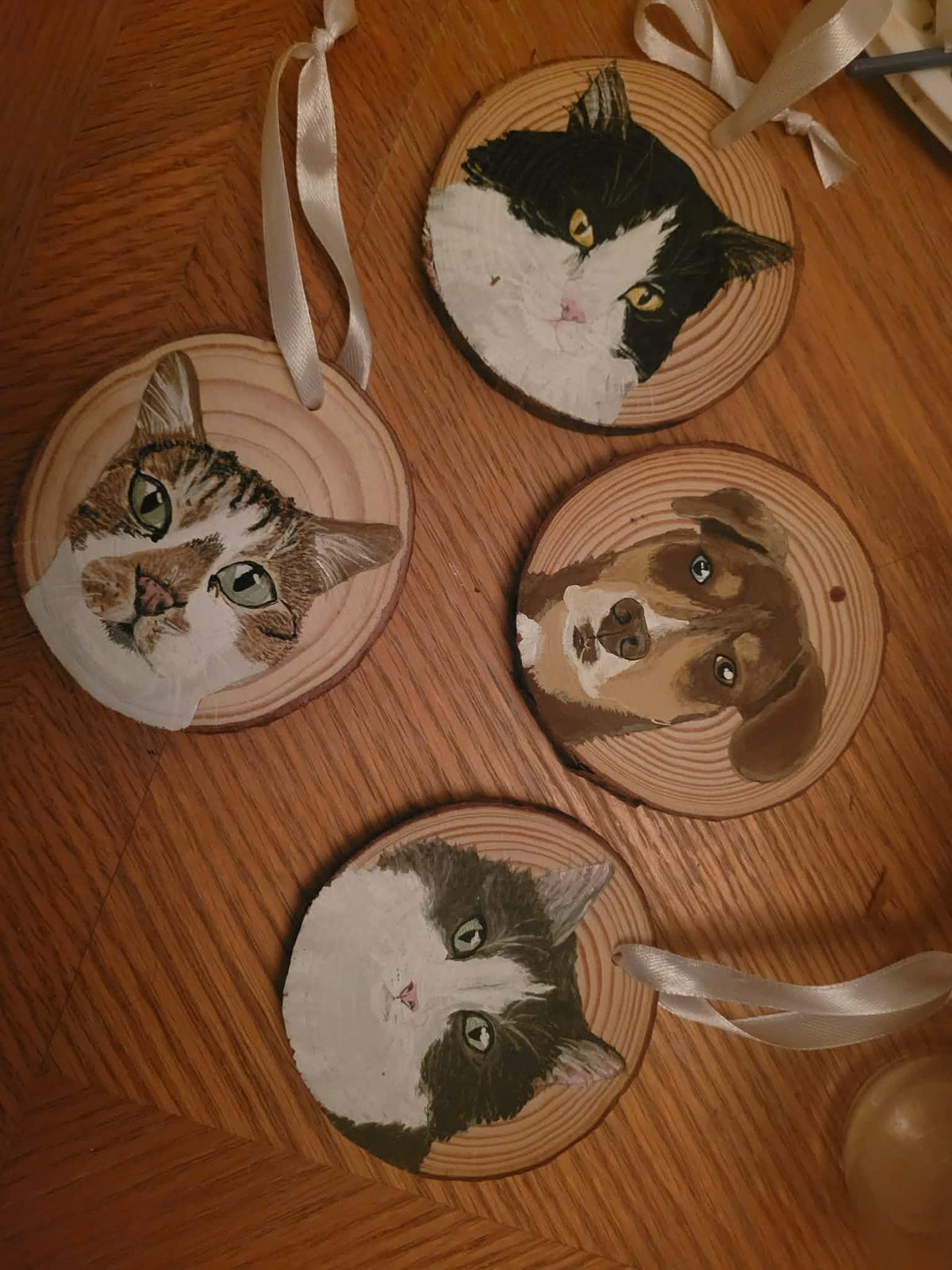 Custom Hand-painted Pet Ornaments