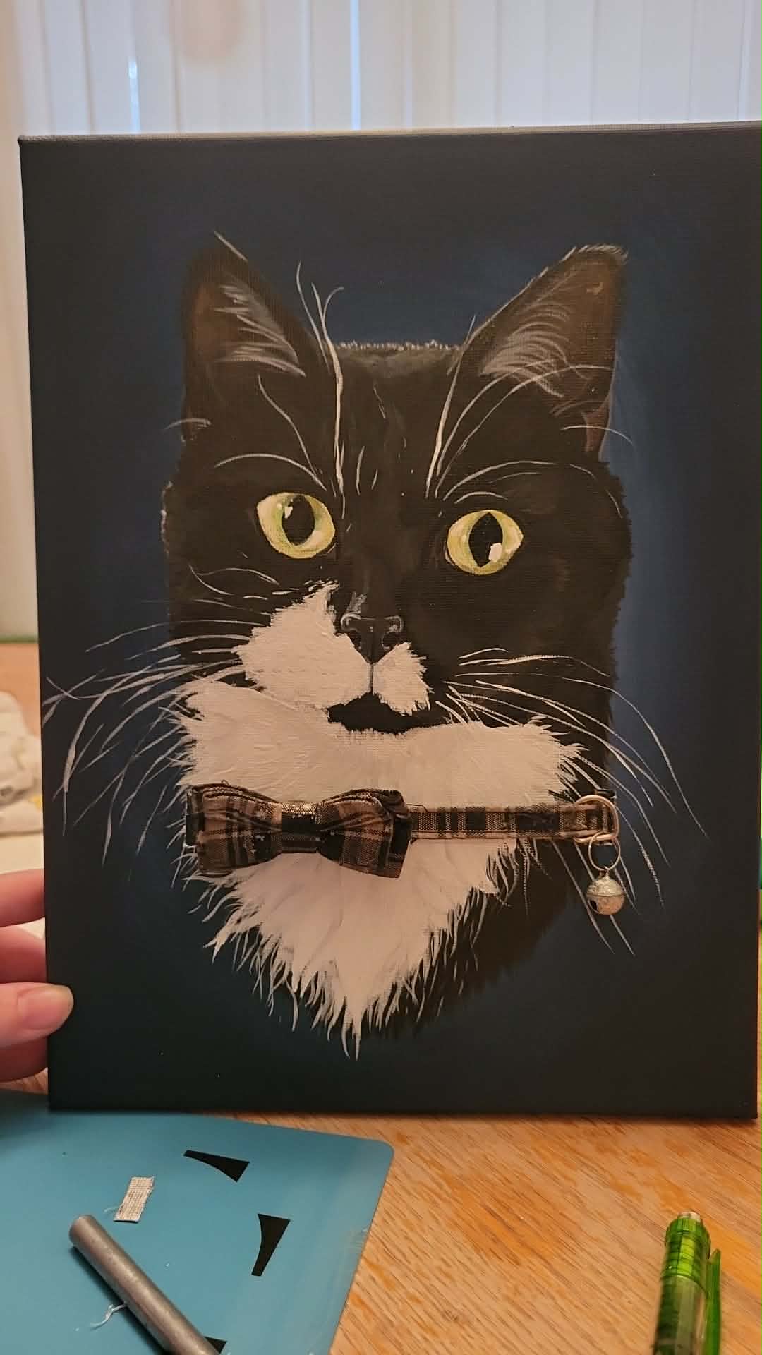 Hand painted pet portraits